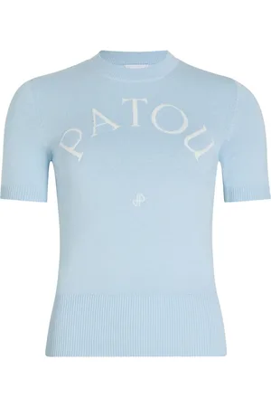 Patou T-shirt con logo jacquard