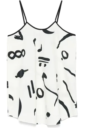 ALYSI Top con stampa grafica