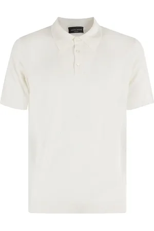 Roberto Collina Polo in cotone con ricamo logo