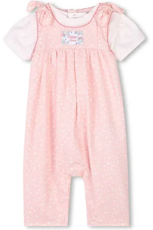 Kenzo Set T-shirt e salopette a fiori