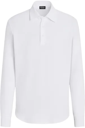 Ermenegildo Zegna Polo in cotone con ricamo logo