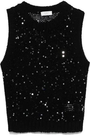 PESERICO SIGN Top con paillettes
