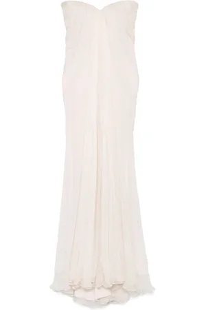 Alexander McQueen Abito lungo drappeggiato
