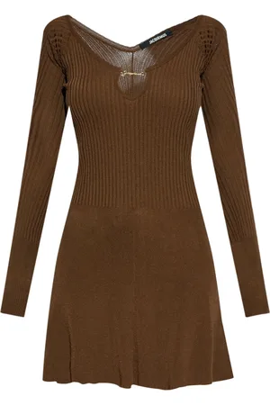 Jacquemus Abito corto La Robe a coste