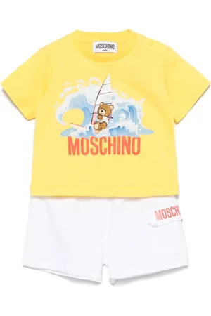 Moschino Set con shorts e logo