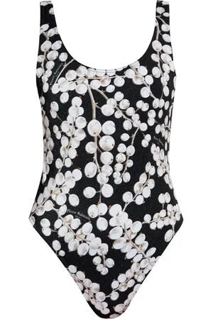 Balmain Costume da bagno con stampa grafica