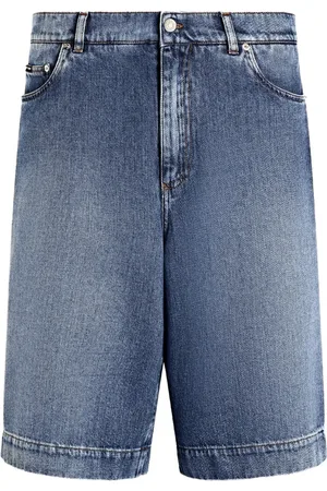 Dolce & Gabbana Shorts denim con ricamo