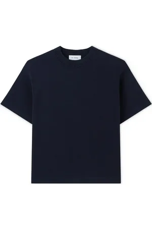 ST. JOHN T-shirt con bordo a coste