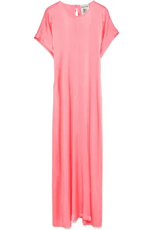 SEMICOUTURE Abito lungo in raso