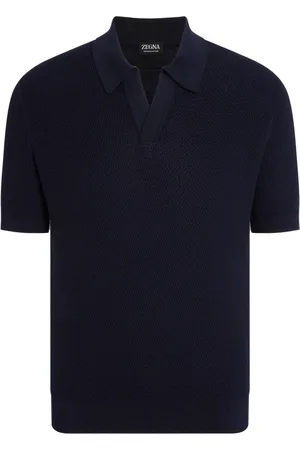 Ermenegildo Zegna Polo in cotone con ricamo logo