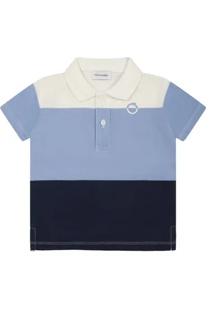 Trussardi Polo in cotone con ricamo logo