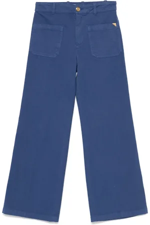 Chloé Pantaloni crop in cotone