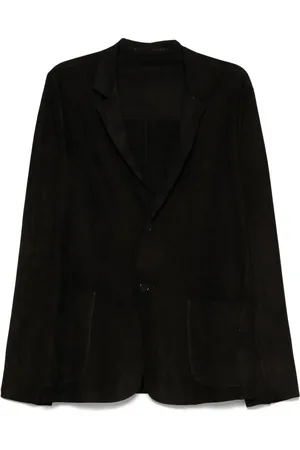 SALVATORE SANTORO Blazer in pelle scamosciata