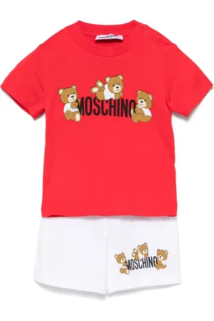 Moschino Set con shorts e logo