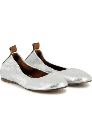 Lanvin Ballerine con finitura metallizzata