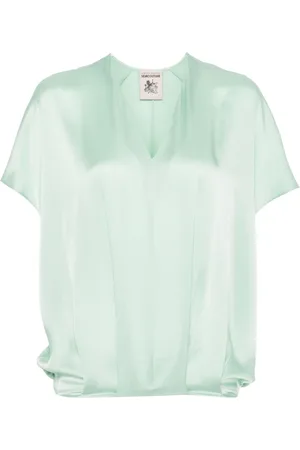 SEMICOUTURE Blusa in raso
