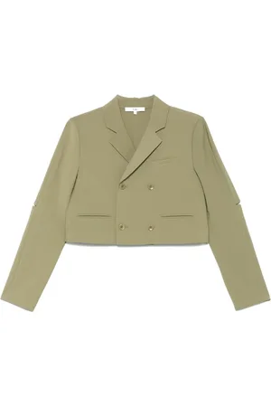 tibi Blazer doppiopetto crop
