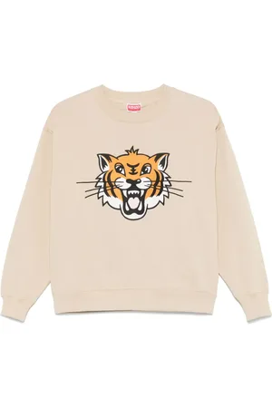 Kenzo Felpa con ricamo Happy Tiger