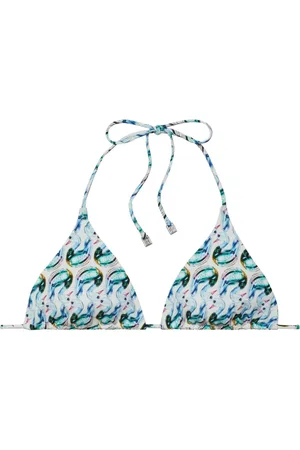 Tory Burch Top bikini con stampa