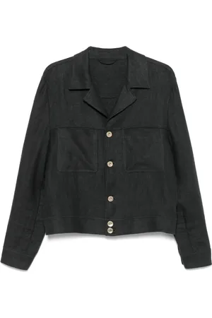 ELEVENTY Giacca-camicia in lino
