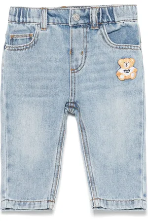 Moschino Jeans con ricamo Teddy Bear