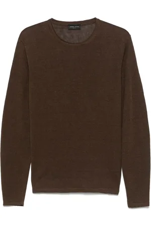 Roberto Collina Maglione in lino