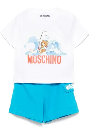 Moschino Set con shorts e logo