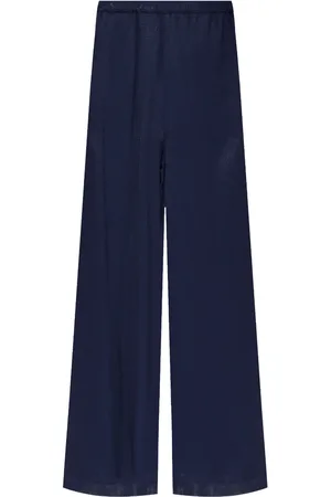 Emporio Armani Pantaloni a palazzo in jacquard