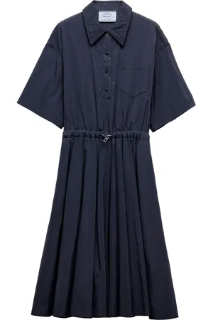 Prada Abito midi a maniche corte