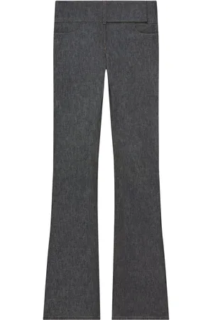 Courrèges Jeans svasati con cintura