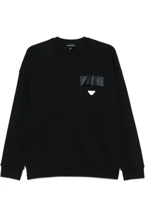 Emporio Armani Felpa con applicazione