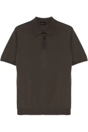 Roberto Collina Polo in cotone con ricamo logo