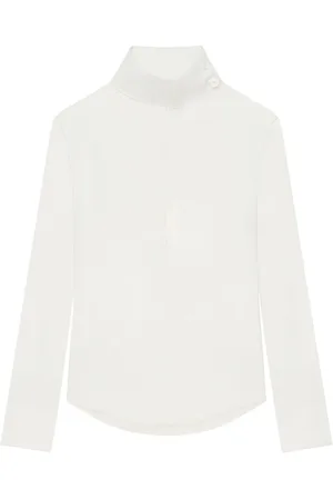 Courrèges Blusa con dettaglio foulard