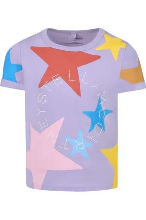 Stella McCartney T-shirt con stampa stelle