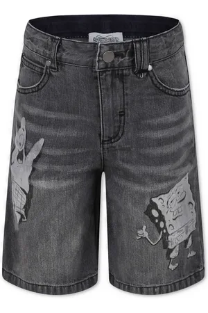 Stella McCartney Shorts denim con stampa