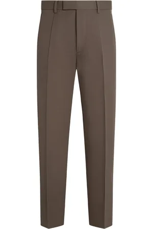 Ermenegildo Zegna Pantaloni in lana e cotone