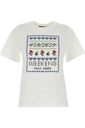 Max Mara T-shirt Cabina bianca in cotone