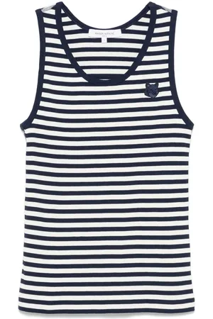 Maison Kitsuné Canotta con applicazione Bold Fox Head