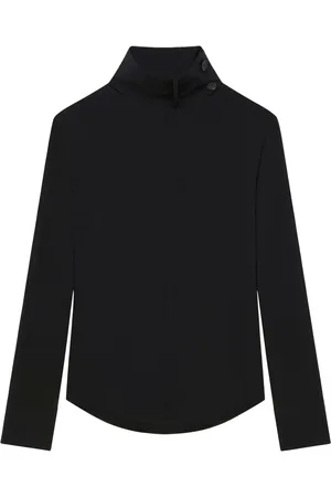 Courrèges Blusa con dettaglio foulard