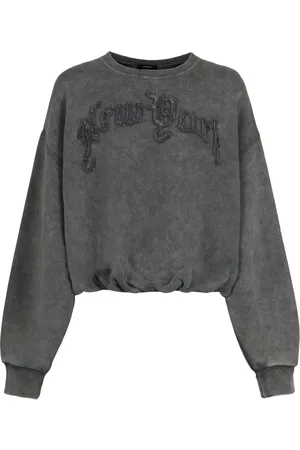 R13 Maglione con logo ricamato
