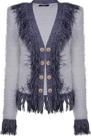 Balmain Giacca con frange