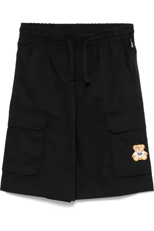 Moschino Cargo corti con applicazione Teddy Bear