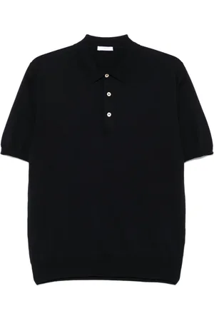 Boglioli Polo in cotone con ricamo logo