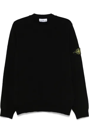 Stone Island Felpa con applicazione Compass