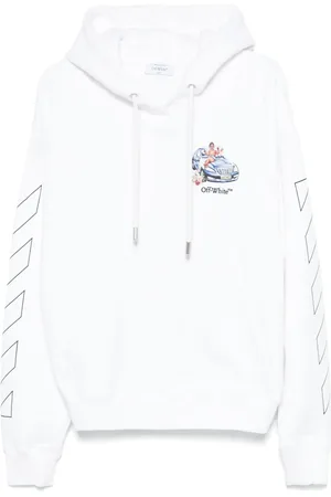 OFF-WHITE Felpa con cappuccio e logo