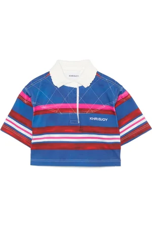 Khrisjoy Top crop Iris Rugby