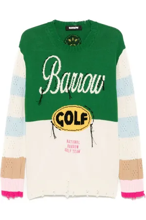 BARROW Maglione con logo a intarsi