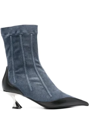 MUGLER Stivali denim 55mm