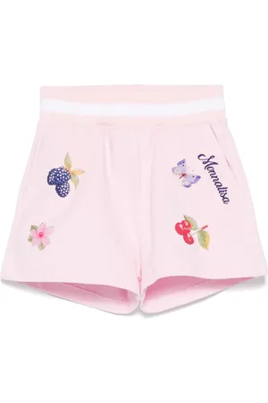 MONNALISA Shorts con strass