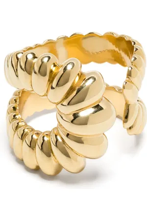 LEANDRA BAGS Anello Spiral in giallo 18kt